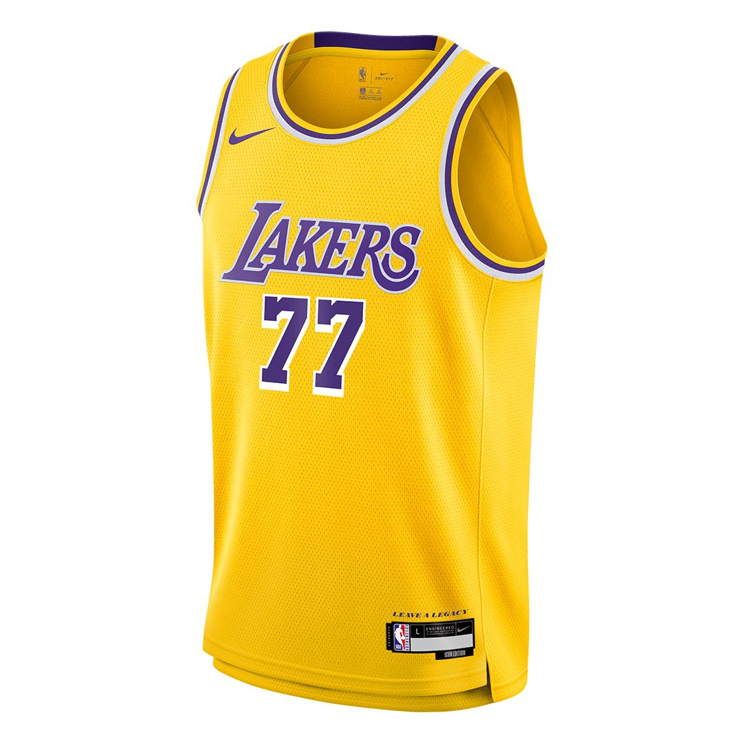 Dončić #77 Los Angeles Lakers Swingman NBA Jersey - Icon Edition - gogoalshop