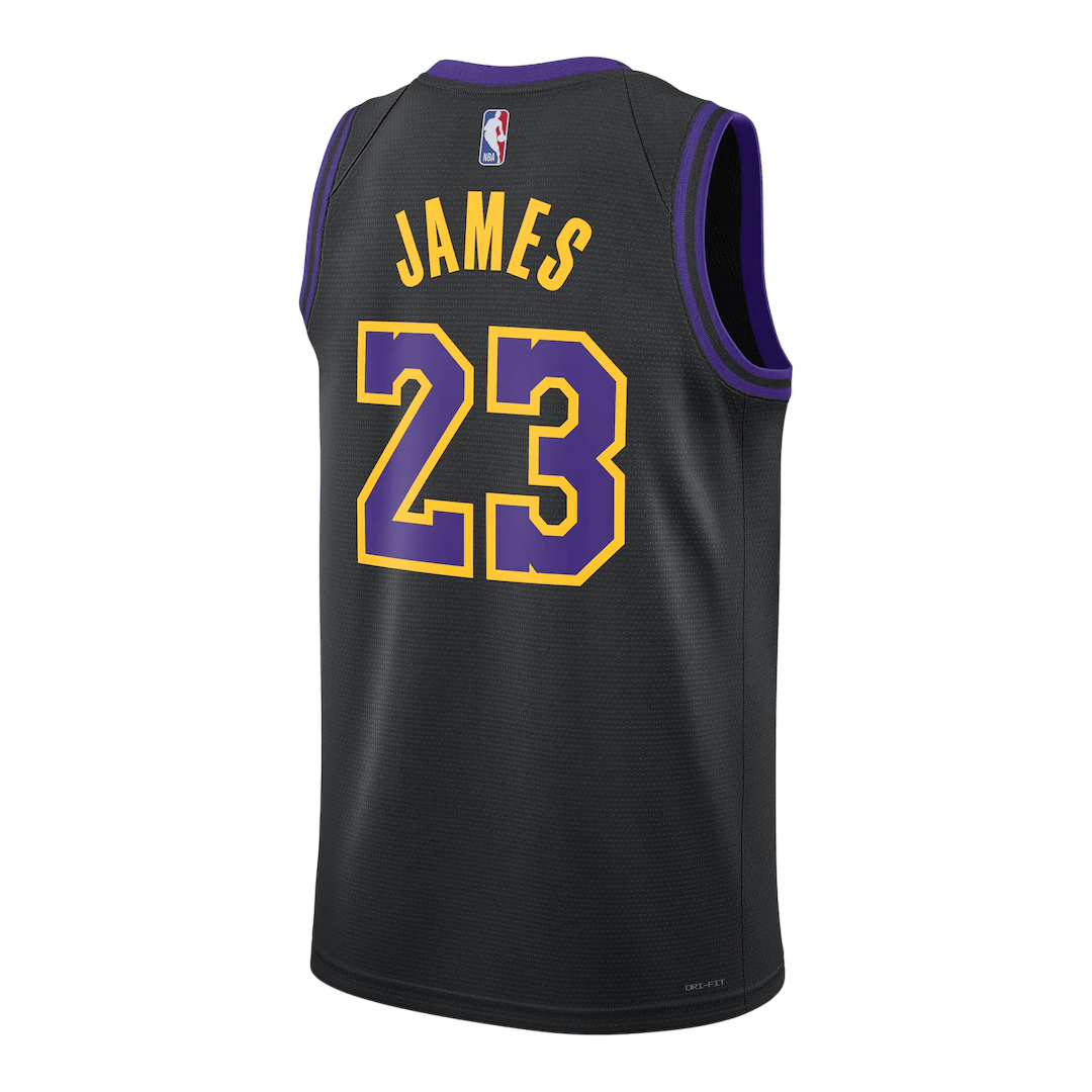 James #23 Los Angeles Lakers Swingman NBA Jersey 2025/26 - City Edition - gogoalshop