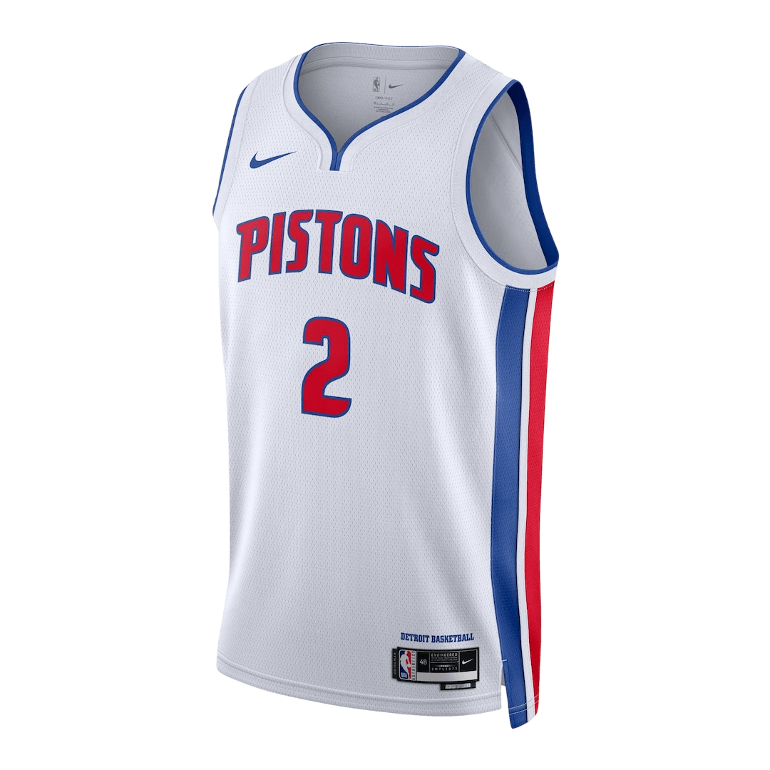 Cunningham #2 Detroit Pistons Swingman NBA Jersey - Association Edition - gogoalshop