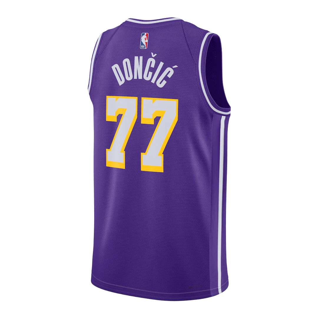 Dončić #77 Los Angeles Lakers Swingman NBA Jersey - Statement Edition - gogoalshop
