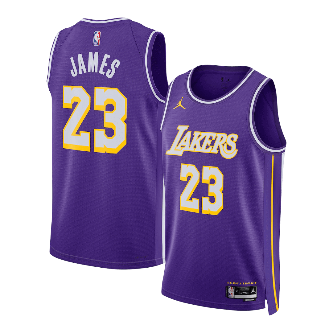 James #23 Los Angeles Lakers Swingman NBA Jersey - Statement Edition - gogoalshop