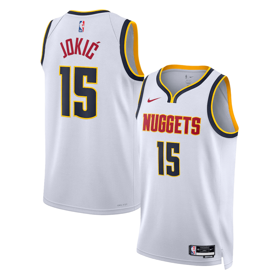 Jokić #15 Denver Nuggets Swingman NBA Jersey - Association Edition - gogoalshop