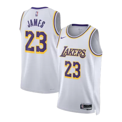 James #23 Los Angeles Lakers Swingman NBA Jersey - Association Edition - gogoalshop