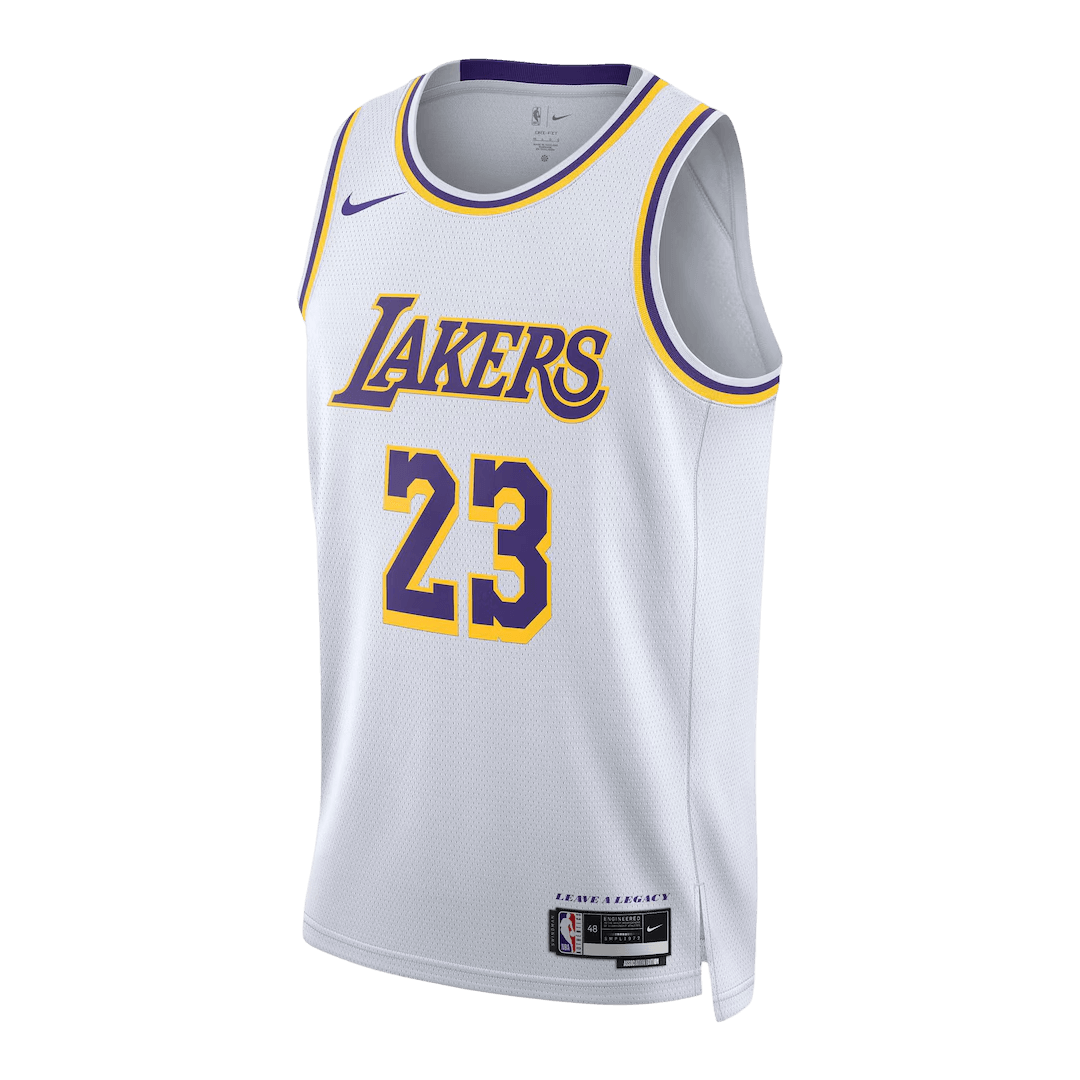 James #23 Los Angeles Lakers Swingman NBA Jersey - Association Edition - gogoalshop