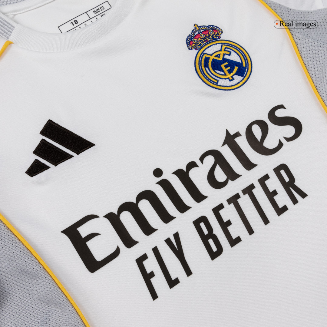 Real Madrid Home Kids Soccer Jerseys Kit 2025/26 - gogoalshop