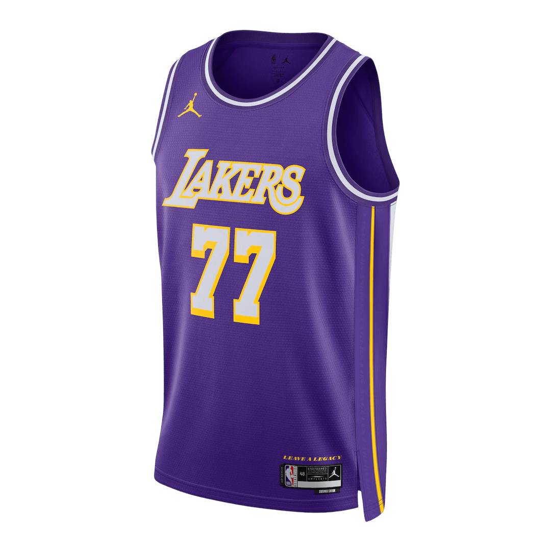 Dončić #77 Los Angeles Lakers Swingman NBA Jersey - Statement Edition - gogoalshop