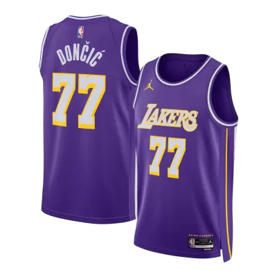 Dončić #77 Los Angeles Lakers Swingman NBA Jersey - Statement Edition - gogoalshop