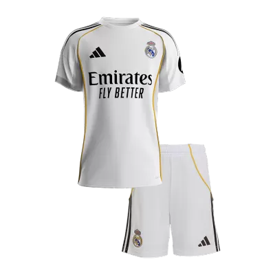 Real Madrid Home Kids Soccer Jerseys Kit 2025/26 - gogoalshop