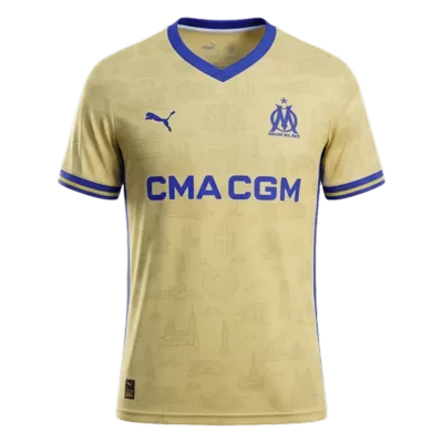 Marseille Fourth Away Soccer Jersey 2025/26 - gogoalshop