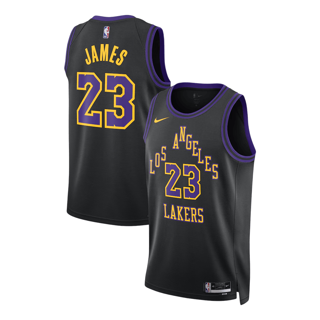 James #23 Los Angeles Lakers Swingman NBA Jersey 2025/26 - City Edition - gogoalshop