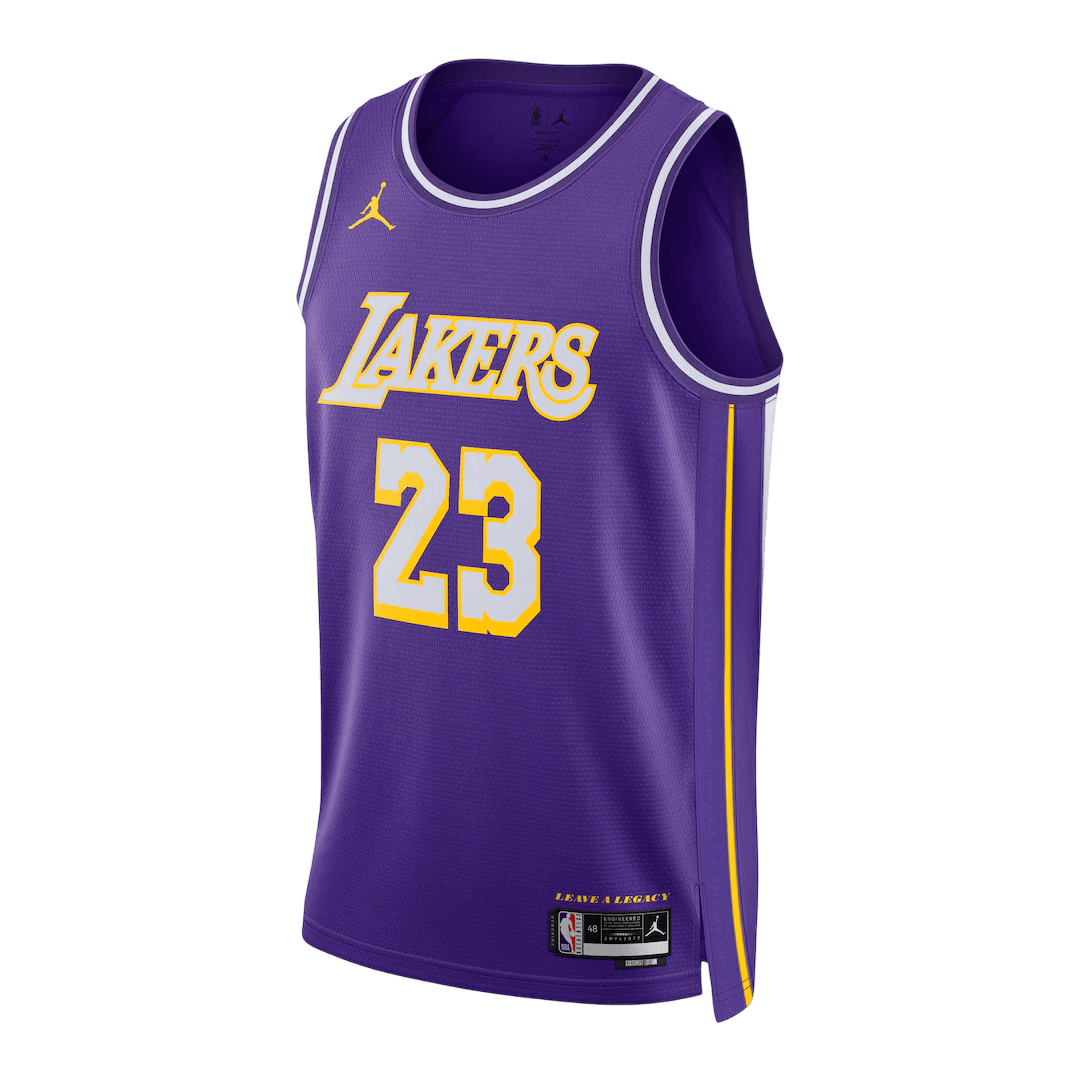 James #23 Los Angeles Lakers Swingman NBA Jersey - Statement Edition - gogoalshop