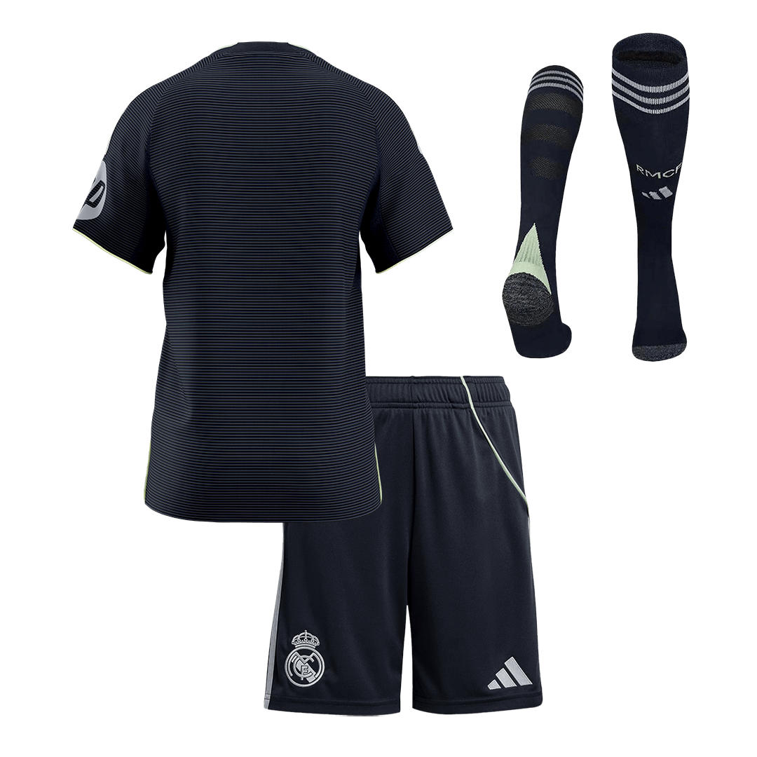 Real Madrid Away Kids Soccer Jerseys Full Kit 2025/26 - gogoalshop