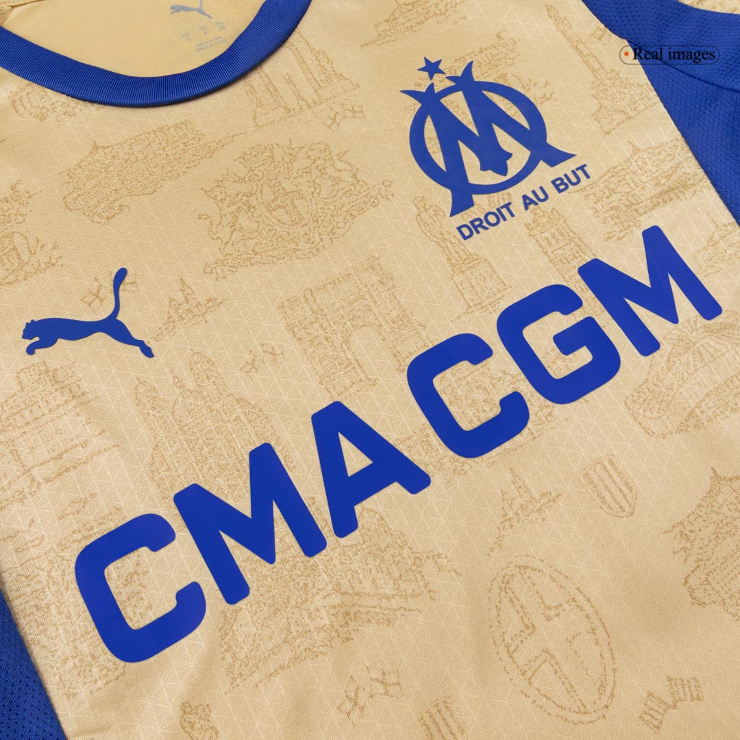 Marseille Fourth Away Player Version Jersey 2025/26 - gogoalshop
