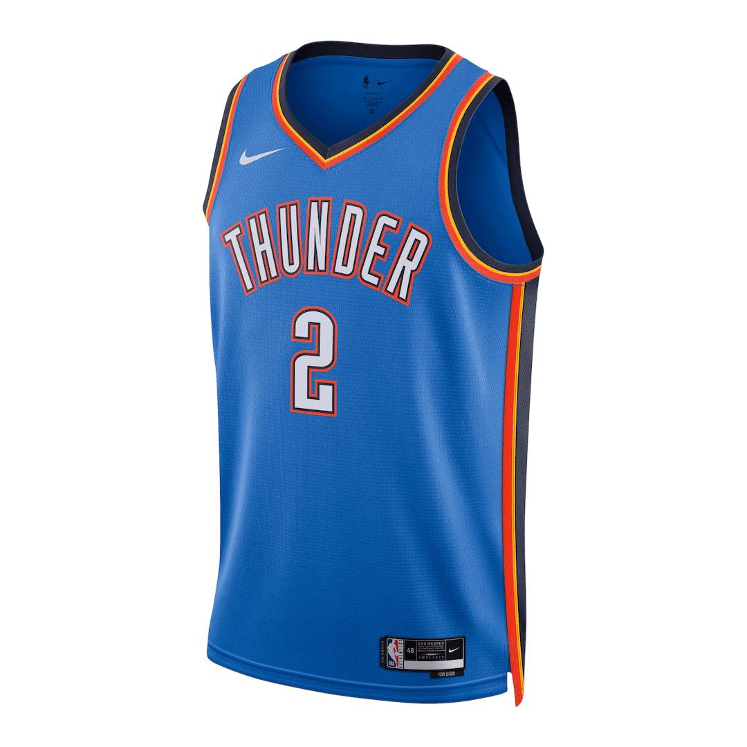 Gilgeous-Alexander #2 Oklahoma City Thunder Swingman NBA Jersey - Icon Edition - gogoalshop