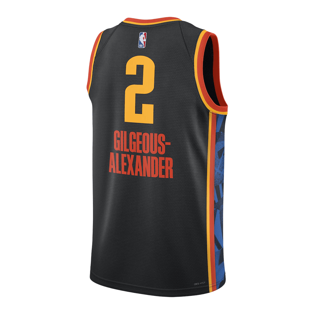 Gilgeous-Alexander #2 Oklahoma City Thunder Swingman NBA Jersey - City Edition - gogoalshop