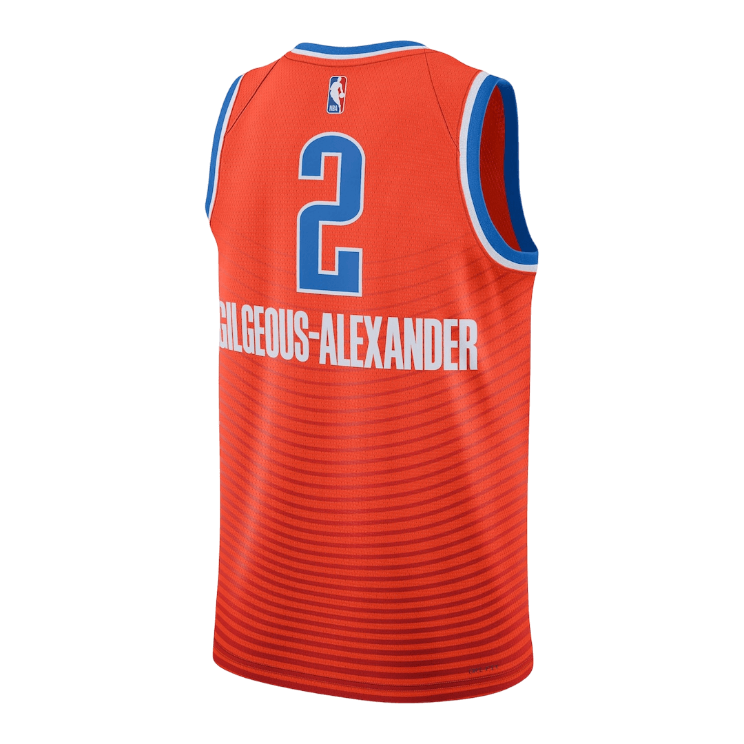 Gilgeous-Alexander #2 Oklahoma City Thunder Swingman NBA Jersey - Statement Edition - gogoalshop