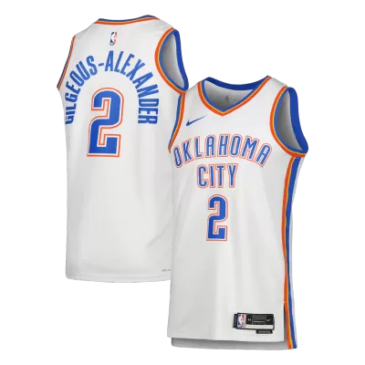 Gilgeous-Alexander #2 Oklahoma City Thunder Swingman NBA Jersey - Association Edition - gogoalshop