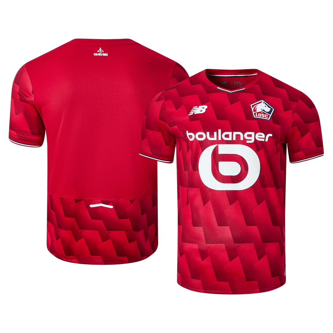 Lille OSC Home Soccer Jersey 2025/26 - gogoalshop