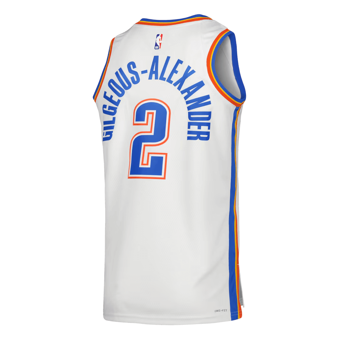 Gilgeous-Alexander #2 Oklahoma City Thunder Swingman NBA Jersey - Association Edition - gogoalshop
