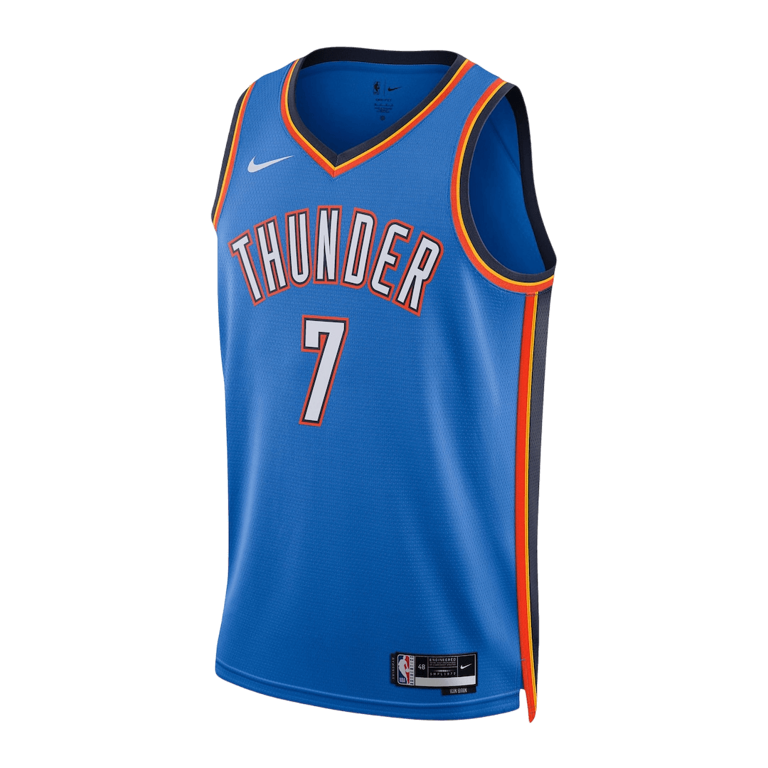 Holmgren #7 Oklahoma City Thunder Swingman NBA Jersey - Icon Edition - gogoalshop