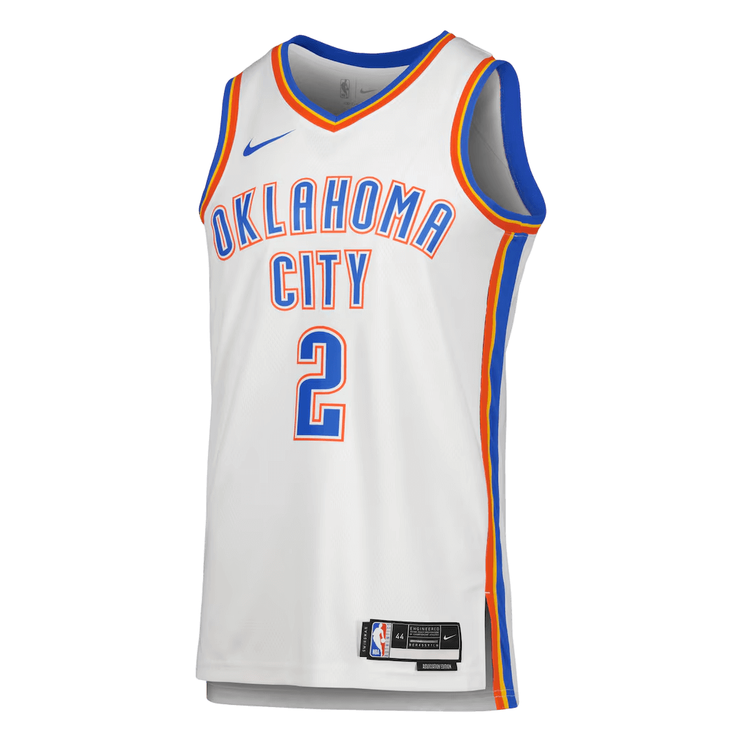 Gilgeous-Alexander #2 Oklahoma City Thunder Swingman NBA Jersey - Association Edition - gogoalshop