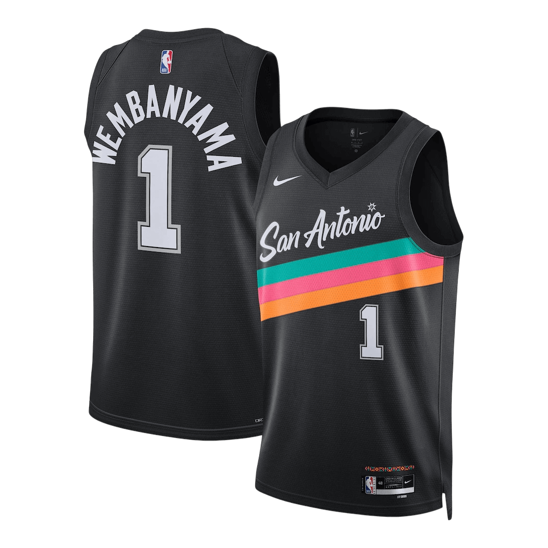 Wembanyama #1 San Antonio Spurs Swingman NBA Jersey 2025/26 - City Edition - gogoalshop