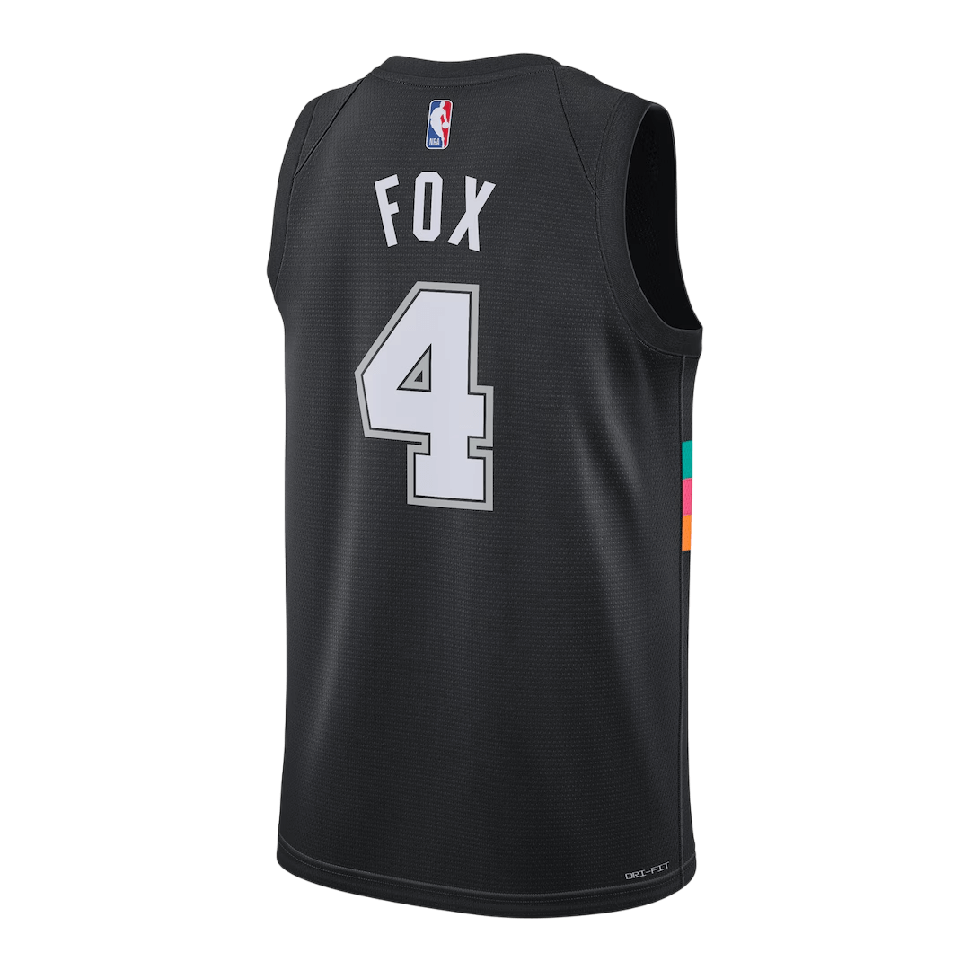 Fox #4 San Antonio Spurs Swingman NBA Jersey 2025/26 - City Edition - gogoalshop