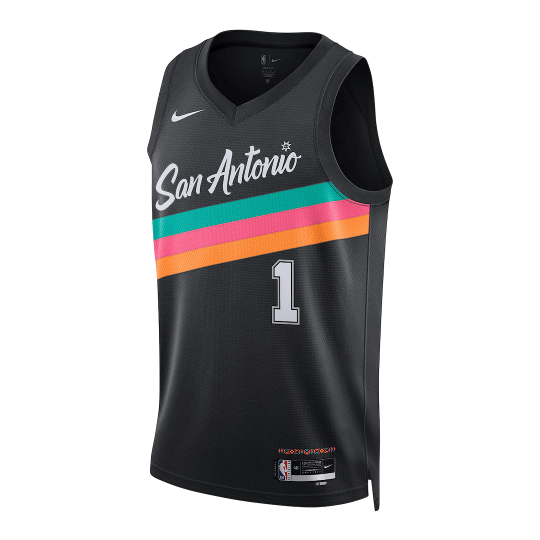 Wembanyama #1 San Antonio Spurs Swingman NBA Jersey 2025/26 - City Edition - gogoalshop