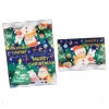 Custom Christmas Card – Snowman & Bunny– Personalized Message - gogoalshop