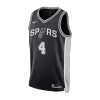 Fox #4 San Antonio Spurs Swingman NBA Jersey - Icon Edition - gogoalshop
