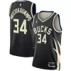 Unisex Milwaukee Bucks Giannis Antetokounmpo #34 Black Swingman Jersey - Statement Edition - gogoalshop