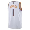 Unisex Phoenix Suns Devin Booker #1 White Swingman Jersey - Association Edition - gogoalshop