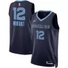 Unisex Memphis Grizzlies Grizzlies Ja Morant #12 Navy Swingman Jersey - Icon Edition - gogoalshop
