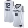 Unisex Memphis Grizzlies Grizzlies Ja Morant #12 White Swingman Jersey - Association Edition - gogoalshop