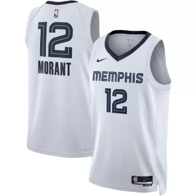 Unisex Memphis Grizzlies Grizzlies Ja Morant #12 White Swingman Jersey - Association Edition - gogoalshop