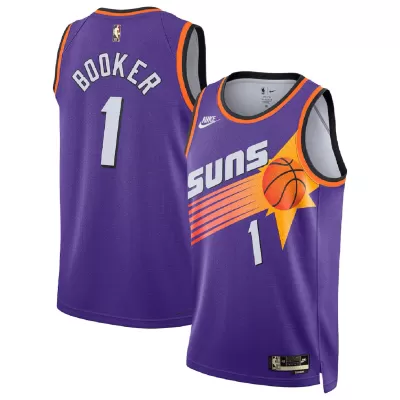 Unisex Phoenix Suns Devin Booker #1 Purple Swingman Jersey - Classic Edition - gogoalshop