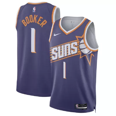 Unisex Phoenix Suns Devin Booker #1 Purple Swingman Jersey 2025/ - Icon Edition - gogoalshop