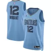 Unisex Memphis Grizzlies Grizzlies Ja Morant #12 Light Blue Swingman Jersey - Statement Edition - gogoalshop
