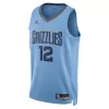 Unisex Memphis Grizzlies Grizzlies Ja Morant #12 Light Blue Swingman Jersey - Statement Edition - gogoalshop