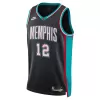 Unisex Memphis Grizzlies Grizzlies Ja Morant #12 Black Swingman Jersey - Classic Edition - gogoalshop