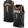 Unisex Phoenix Suns Devin Booker #1 Black Swingman Jersey - Statement Edition - gogoalshop