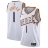 Unisex Phoenix Suns Devin Booker #1 White Swingman Jersey - Association Edition - gogoalshop