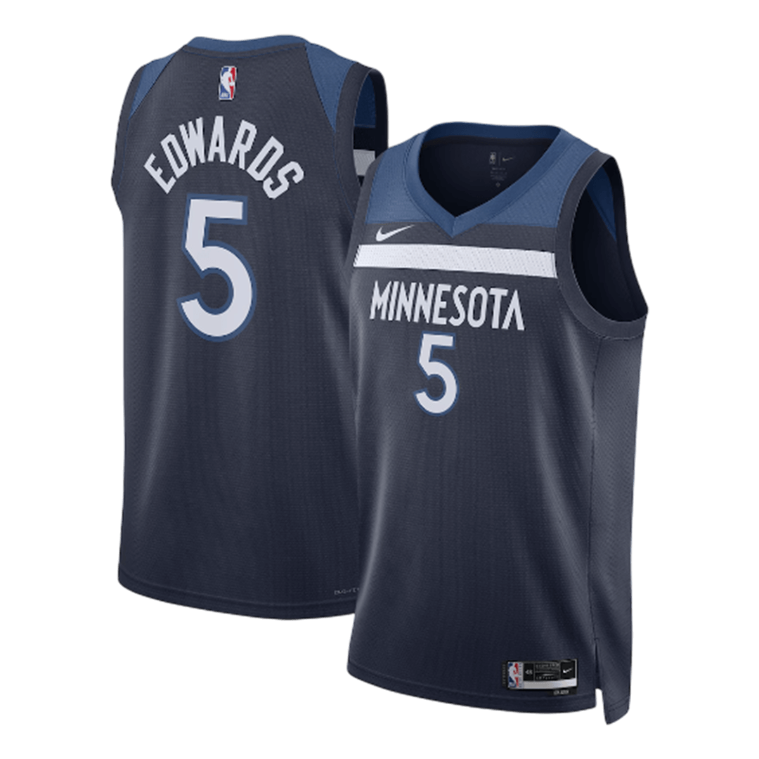 EDWARDS #5 Minnesota Timberwolves NBA Jersey - Icon Edition - gogoalshop
