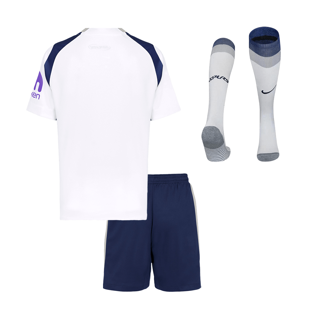 Tottenham Hotspur Home Kids Soccer Jerseys Full Kit 2025/26 - gogoalshop