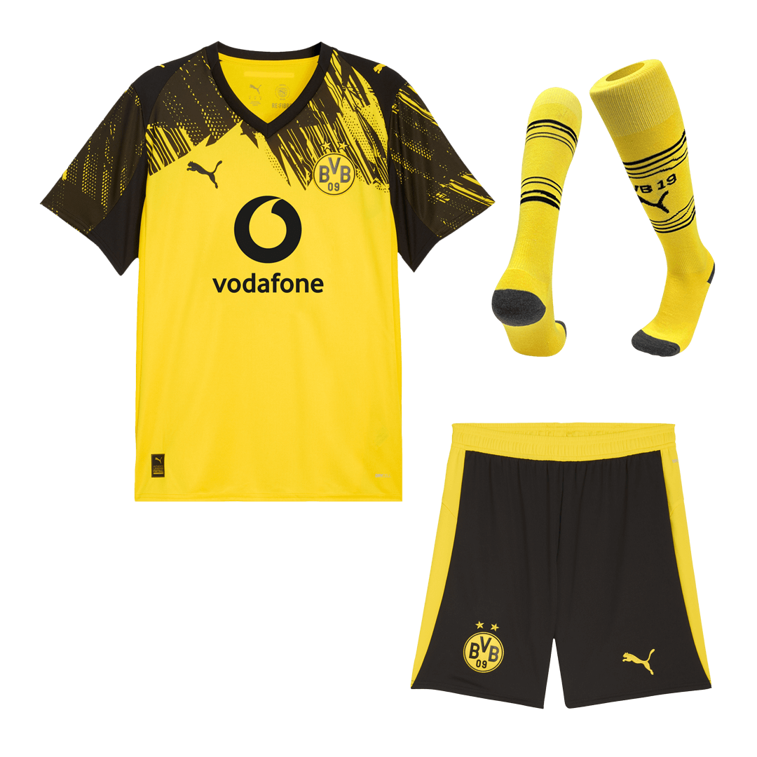 Borussia Dortmund Home Jerseys Full Kit 2025/26 - gogoalshop