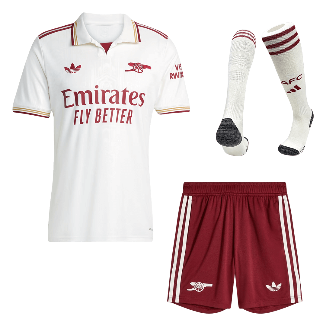 Arsenal Third Away Jerseys Full Kit 2025/26 - gogoalshop