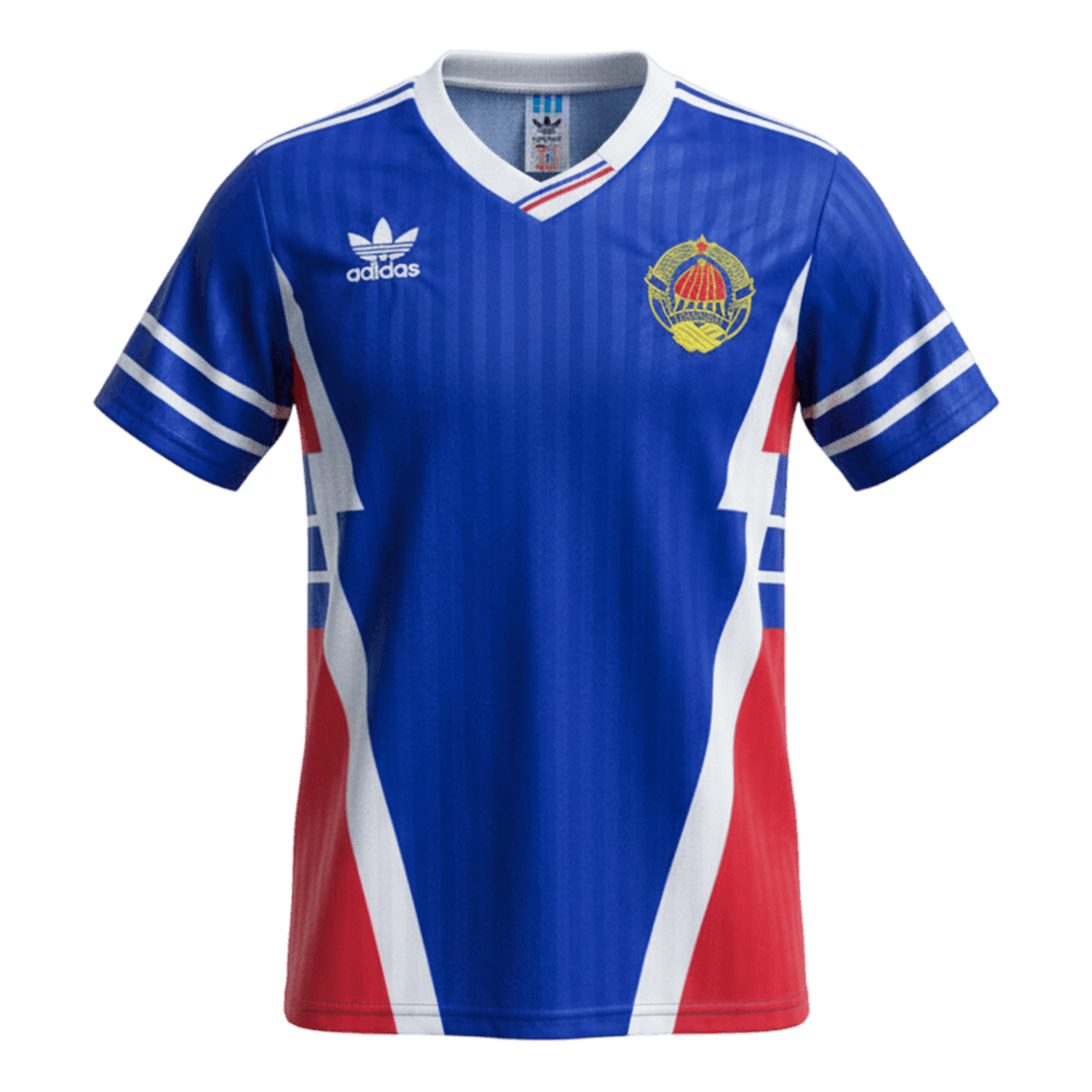 Vintage Soccer Jersey Yugoslavia Home 1990 | Gogoalshop