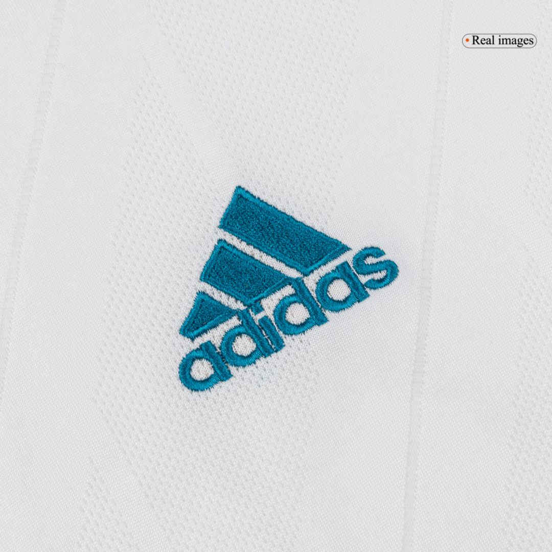 Retro Soccer Jersey Real Madrid Home Long Sleeve 2017/18 - gogoalshop