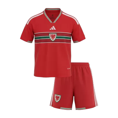 Wales Home World Cup Kids Soccer Jerseys Kit 2026 - gogoalshop