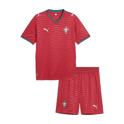 Portugal Home World Cup Kids Soccer Jerseys Kit 2026 - gogoalshop